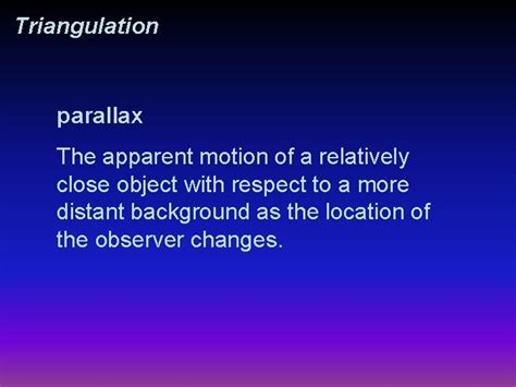 Explained: The Phenomenon of Apparent Change in Position of an Object Against a Distant Background