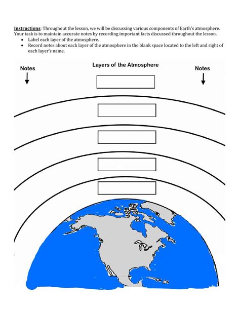 The Atmosphere Quick Check