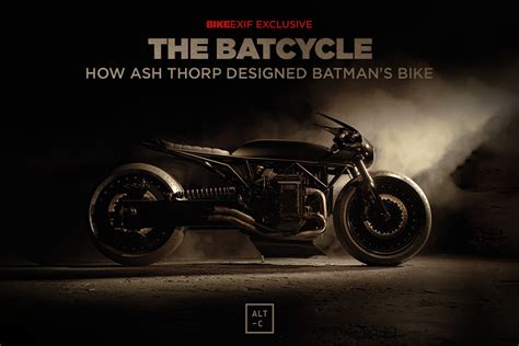 the batman motorcycle cafe racer