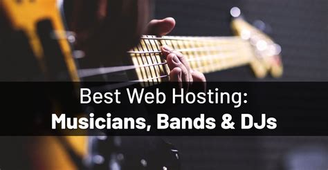 the best hosting sites for musicians
