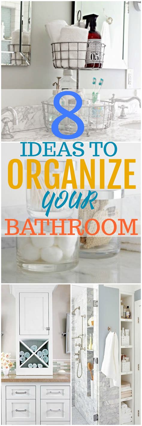 12 Brilliant Ways to Organize Your Bathroom Organization Obsessed Bathroom organization diy