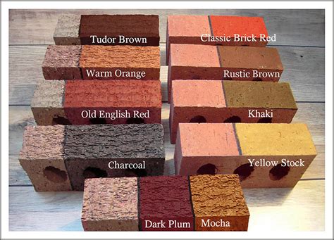 Joint colours Brick exterior house, Brick interior, Brick colors