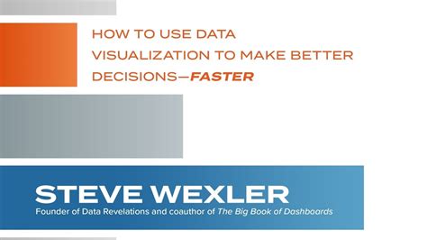 the big picture how to use data visualization to make better decisions faster pdf