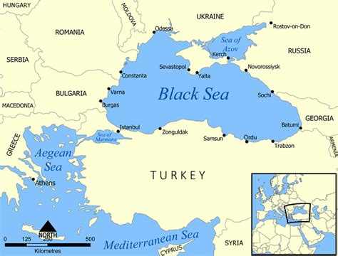 the black sea location