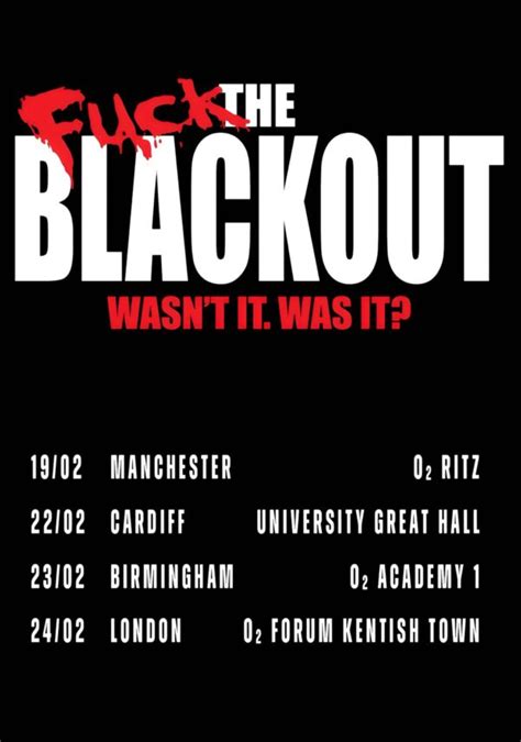 the blackout tour 2024