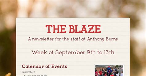 the blaze newsletter