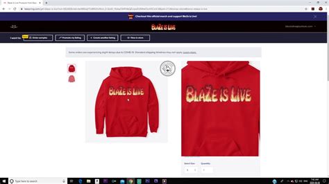 the blaze official site merchandise