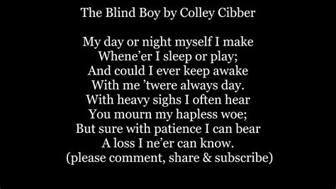 the blind boy song