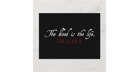 the blood is the life dracula quote