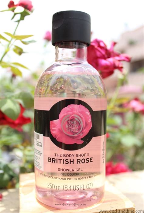 the body shop british rose shower gel