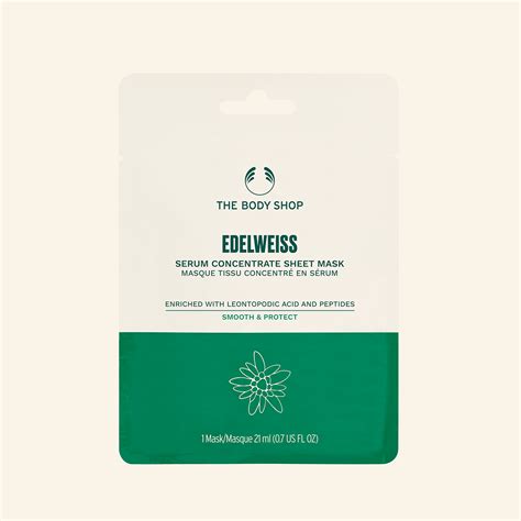 the body shop edelweiss sheet mask