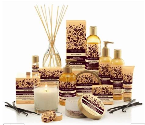 the body shop spiced vanilla gift set