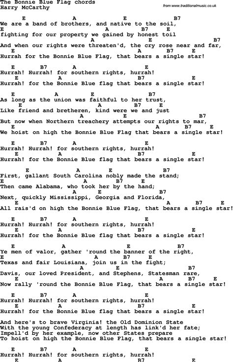 the bonnie blue flag song lyrics