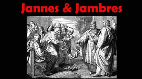 the book of jannes and jambres