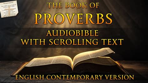 The Book Of Proverbs Audio