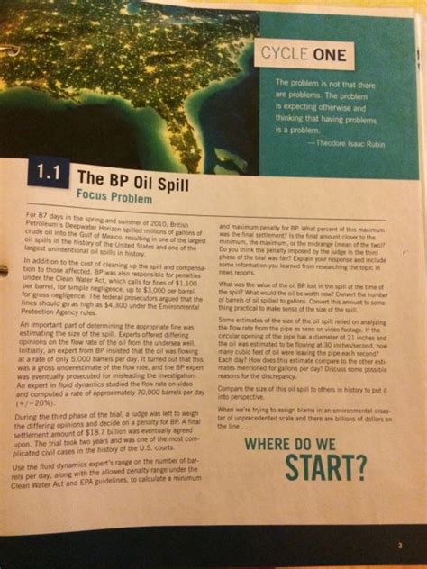 the bp oil spill focus problem