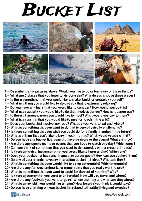 The Bucket List Questions And Answers