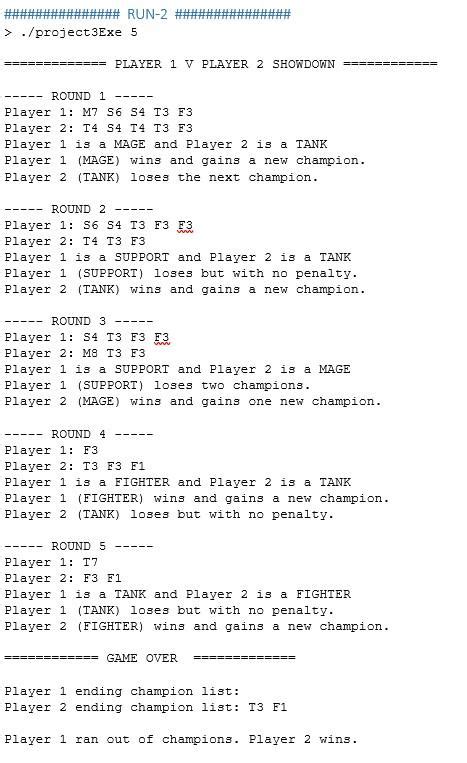 The Card Game Code In C