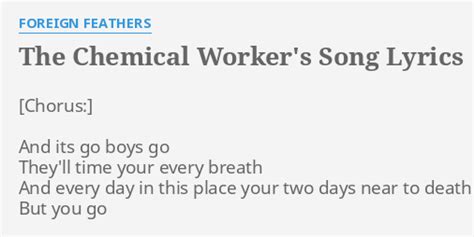Chemical Worker's Song YouTube