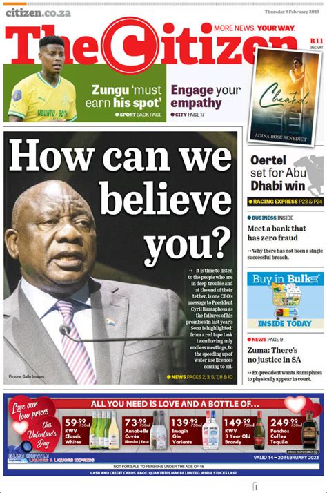 the citizen newspaper johannesburg