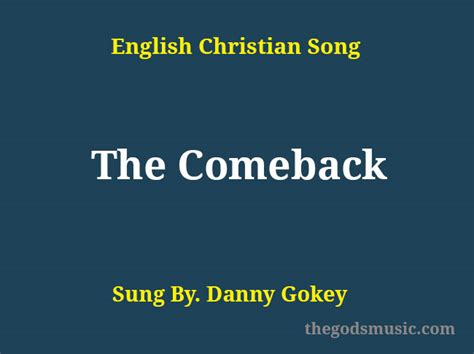 the comeback christian song