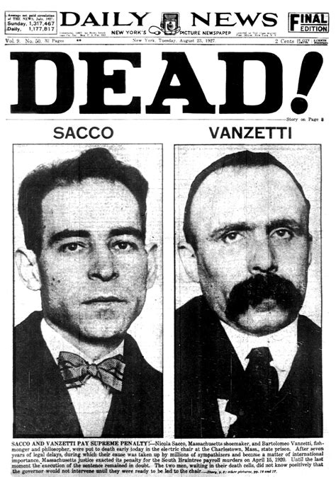 the conviction of sacco and vanzetti