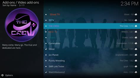 the crew addon kodi