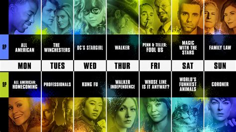the cw schedule 2022