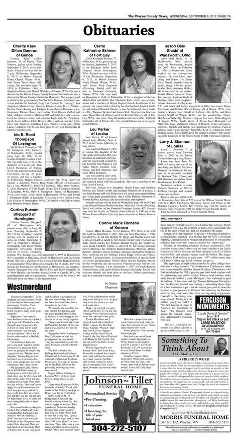 the daily news leader obituaries