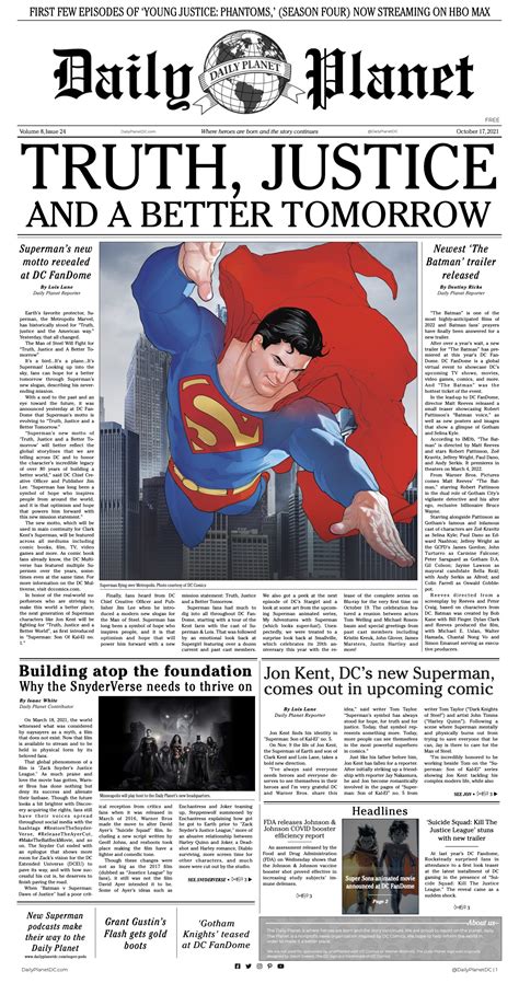 the daily planet newspaper