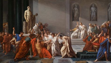 the death of caesar painting