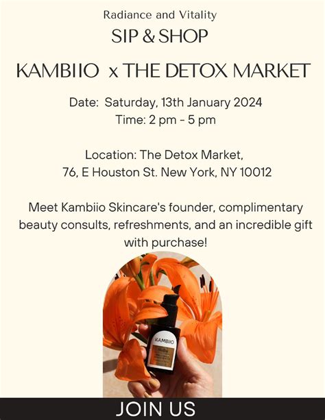 the detox market nyc events