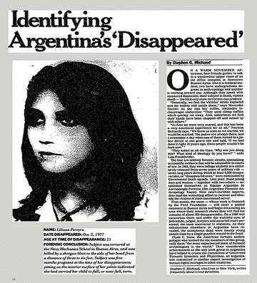 the disappeared in argentina