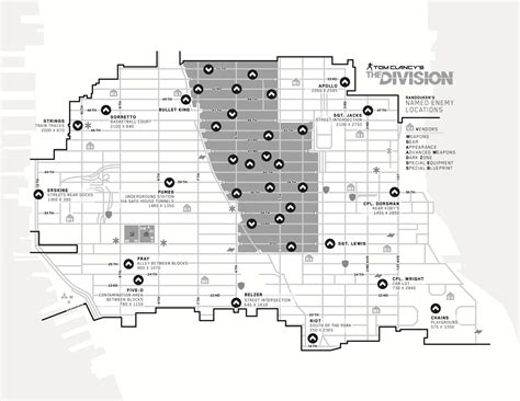 The Division Boss Route Printable Map
