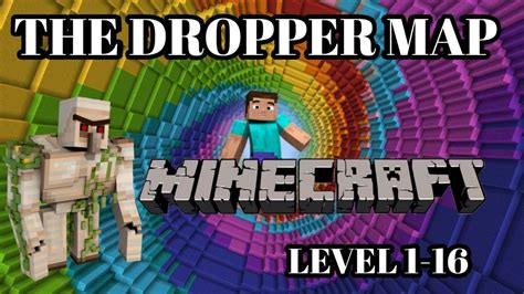 the dropper map mc bedrock tutorial
