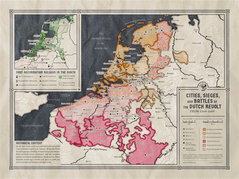 the dutch revolt map