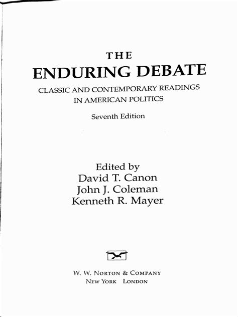 View The Enduring Debate Pdf Trending
