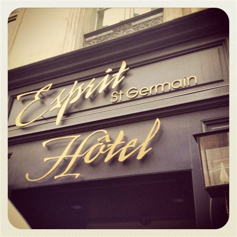 the esprit saint germain hotel - paris france