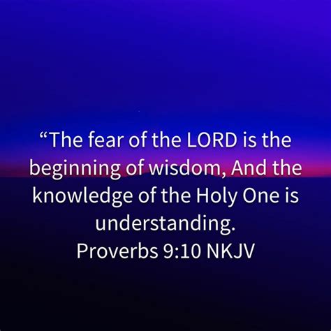 the fear of the lord nkjv