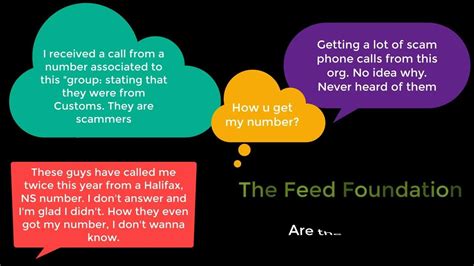 the feed foundation calls