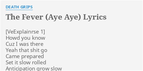 "The Fever (Aye Aye)" Poster by DrawGrips Redbubble