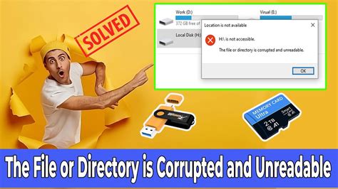The File Or Directory Is Corrupted And Unreadable In Pendrive