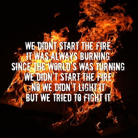 the fire song lyrics