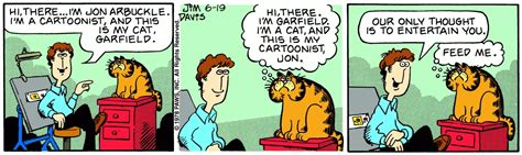 the first comic of garfield on 1978