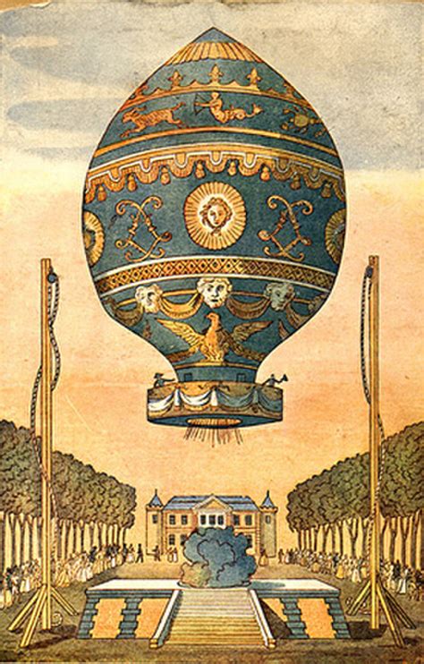 the first hot air balloon