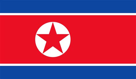 the flag of north korea