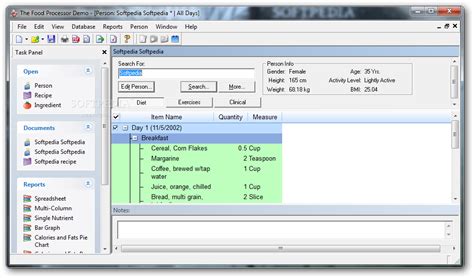 The Food Processor Software