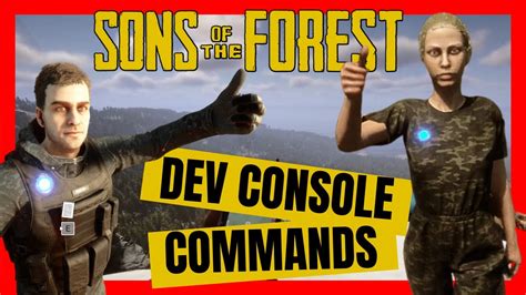 The Forest Enable Console Commands