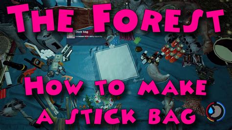 The Forest Stick Bag