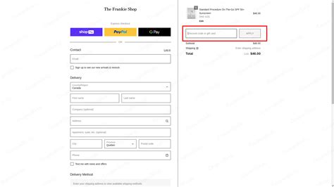 the frankie shop discount code